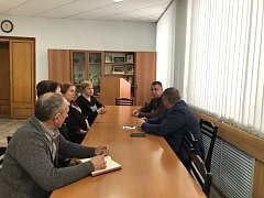 НИКОЛАЙ ПАНКОВ ПРОВЁЛ РАБОЧУЮ ВСТРЕЧУ В ЛЫСОГОРСКОМ РАЙОНЕ