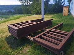 В Лысых Горах на экотропе «Лесная» устанавливают информационные стенды