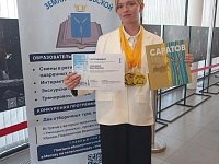 Вера Сапрыкина  из Лысых Гор представит нашу область на телевизионной передаче "Умницы и Умники" в Москве