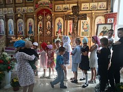 В Лысых Горах совершен молебен перед началом учебного года