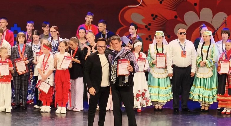 Баянист Сергей Кузнецов получил диплом лаурета II степени на всероссийском конкурсе
