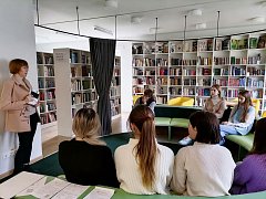 В Лысогорской центральной библиотеке состоялась пресс-конференция «Мастер слова» 
