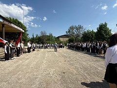 В школу села Широкий Карамыш передана на вечное хранение копия Знамени Победы