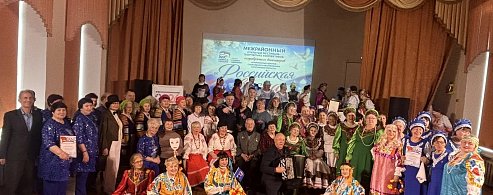 Лысогорский ансамбль «Надежда» на фестивале «Российская весна»