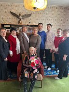 Юбилей труженицы тыла: Вере Захаровне Поповой - 95