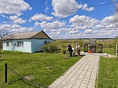 В Лысогорском районе продолжается активная подготовка к 81-ой годовщине Победы в Великой Отечественной войне