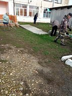 Коллектив школы села Ключи принял участие в акции "Зелёная весна"