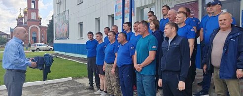 В Лысых Горах пожарные сдали нормативы ГТО