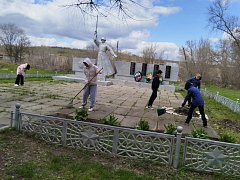 В Лысогорском районе продолжается активная подготовка к 81-ой годовщине Победы в Великой Отечественной войне