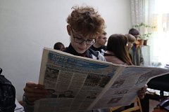 Редактор газеты «Призыв 64» рассказала школьникам о том, как создается газета