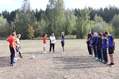 Спартакиада школьников Лысогорского района стартовала с футбольных матчей
