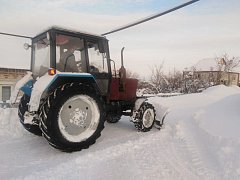Работы по очистке от снега продолжаются