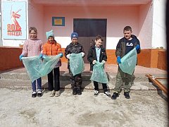 Коллектив школы села Ключи принял участие в акции "Зелёная весна"