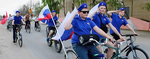 В Лысых Горах состоялся  велопробег в честь 81‑й годовщины Победы