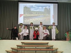 В школе №1 р.п. Лысые Горы состоялся семинар "В мире наук" для "Точек роста"