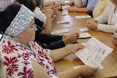 В рамках форума "Россия. Саратов. Культура" лысогорцам предложили тематические  мастер-классы