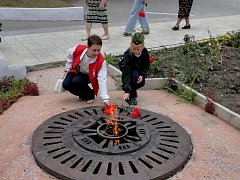 В Лысых Горах почтили память погибших в годы Великой Отечественной войны