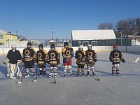 "Подсолнух" сыграл с хоккеистами из Колокольцовки