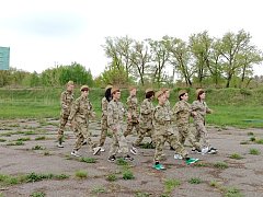 В Лысых Горах завершился  муниципальный этап военно-спортивной игры «Зарница» 