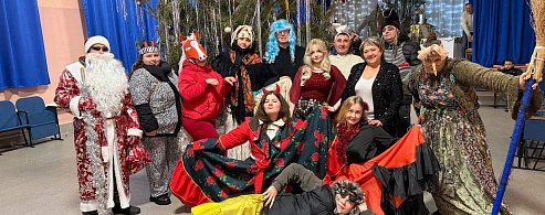 Новокрасавский дом культуры порадовал жителей праздничным спектаклем