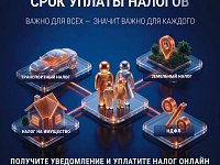 Имущественные налоги физических лиц за 2025 год необходимо оплатить не позднее 1 декабря 2026 года