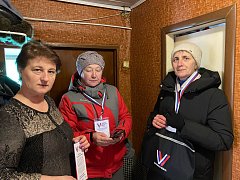 Члены участковых избирательных комиссий продолжают адресный обход