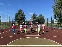 В Новой Красавке открыли новую спортивную площадку