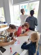 Школьники Лысогорского района приняли участие во Всероссийской акции «Окна России»