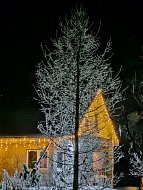 Лысогорский район сияет гирляндами