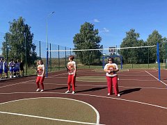 В Новой Красавке открыли новую спортивную площадку