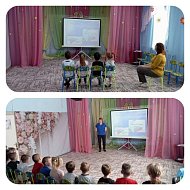 Самые маленькие жители Лысогорского района приняли участие в мероприятиях, приуроченных ко Дню воссоединения Крыма с Россией