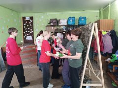 Первые поздравили женщин-волонтеров Лысогорского района с праздником