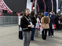 Учащаяся Лысогорской школы №2 Олеся Максимова вошла в состав делегации Саратовской области на V юбилейном Международном фестивале детства и юности «Фестиваль Движения Первых»