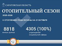 В Саратовской области продолжается масштабное подключение к отоплению