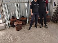 К волонтёрам из Лысых Гор за самодельными печами для участников СВО приехала родственница военнослужащих