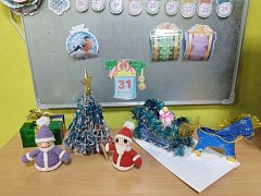 Детский сад "Радуга" превратился в новогоднюю сказку