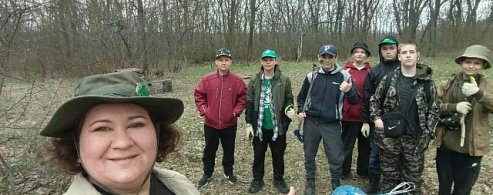 Экоактивисты Лысых Гор провели субботник на особо охраняемой природной территории