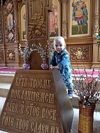 В храме Лысых Гор прошла праздничная служба