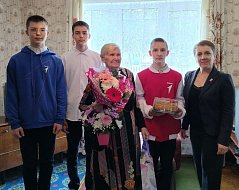 Юбилей труженицы тыла: Вере Захаровне Поповой - 95