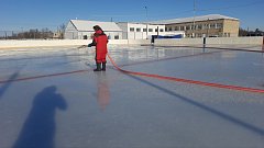 Хоккеисты «Подсолнуха» активно тренируются на свежем воздухе