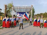 В Лысых Горах прошел праздничный концерт в День России