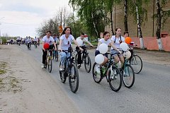 В Лысых Горах состоялся  велопробег в честь 81‑й годовщины Победы