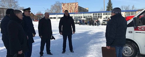 В Лысых Горах провели противопаводковую командно-штабную тренировку и проверку готовности  района к весеннему половодью