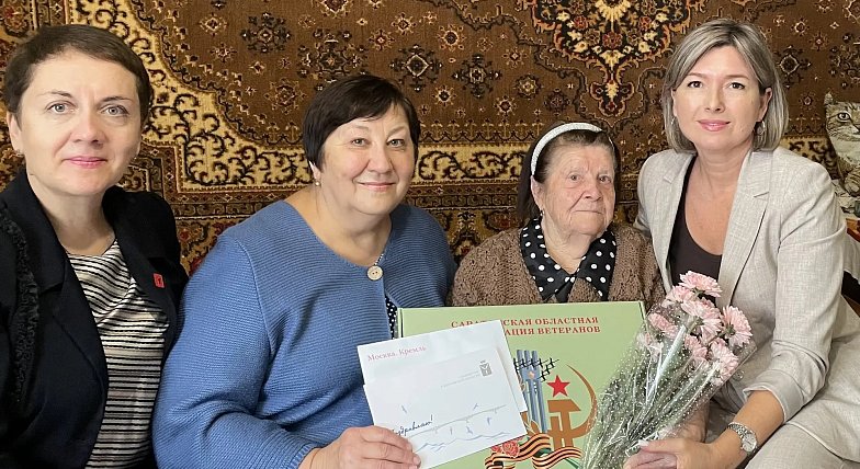 Сегодня 95-летний юбилей отмечает труженица тыла из Лысых Гор Валентина Малофеевна Цовина