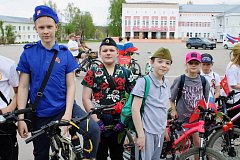 В Лысых Горах состоялся  велопробег в честь 81‑й годовщины Победы