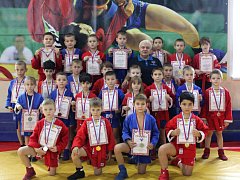 Сегодня соревновались самые юные самбисты Лысогорского района