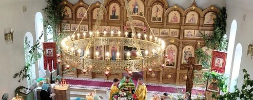 В Лысых Горах праздновали день Святой Троицы