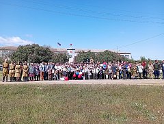 На школе в селе Невежкино установили мемориальную доску с именем полного кавалера ордена Славы Николая Степановича Лобанова
