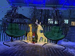 Лысогорский район сияет гирляндами