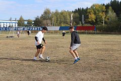 Спартакиада школьников Лысогорского района стартовала с футбольных матчей